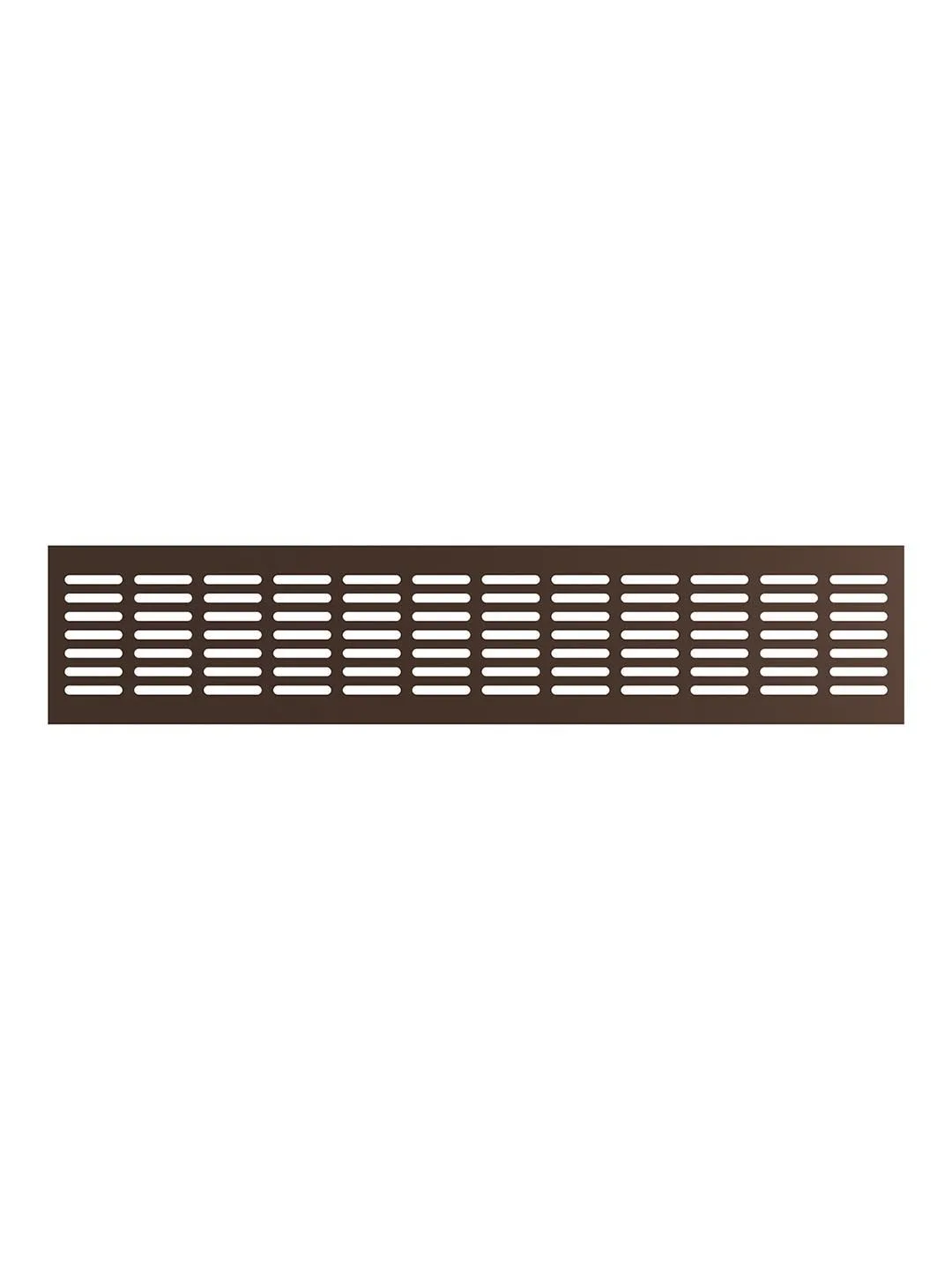 Решетка вентиляционная DP AL сетка переточная 480х100 алюминий Dark bronze ERA