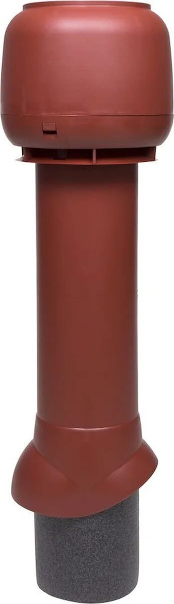Выход вытяжки с колпаком Vilpe 125/160/700 изолированный красный