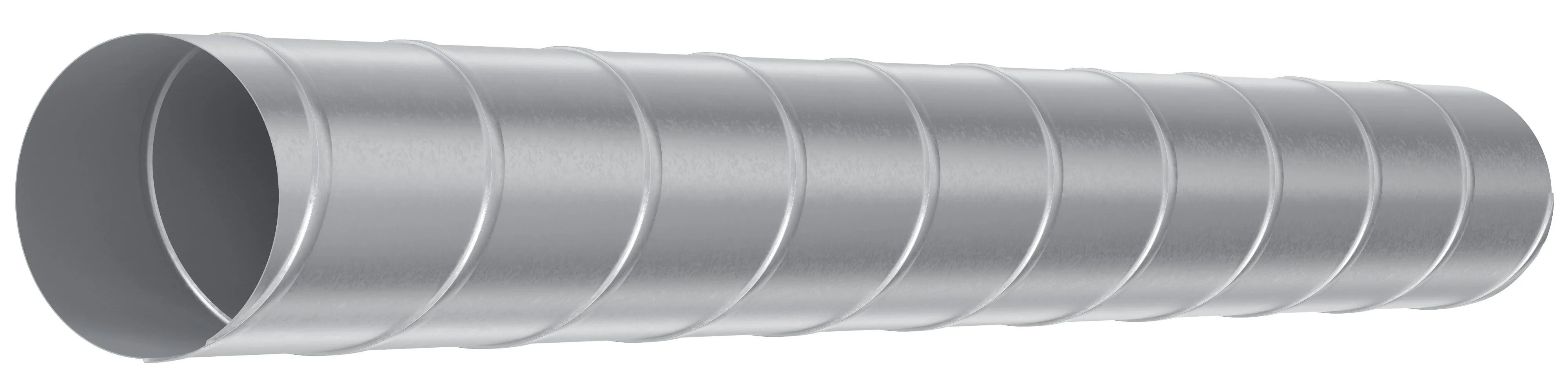 Воздуховод DG D125 L2м оцинкованная сталь ERA PRO