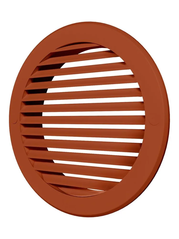 Решетка вентиляционная РКН фланец D150 D186 ASA Terracotta ERA