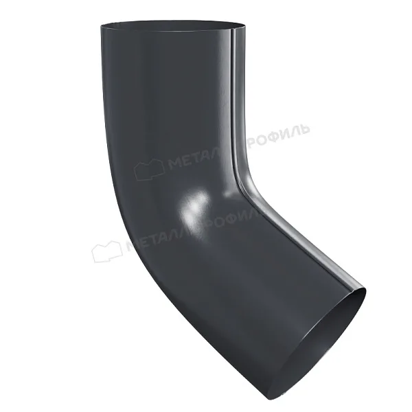 Колено сливное МЕТАЛЛ ПРОФИЛЬ Foramina PUR D100 Ral 7024