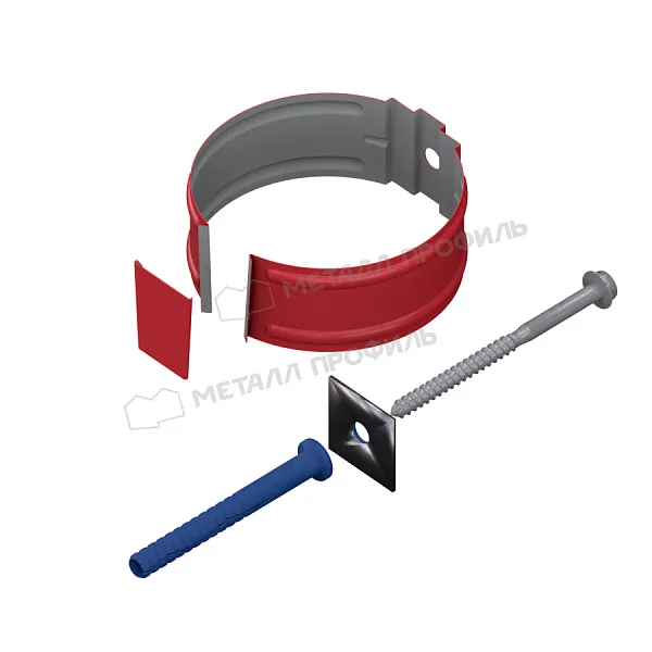 Держатель трубы МЕТАЛЛ ПРОФИЛЬ ПРОЕКТ D150 Ral 3011