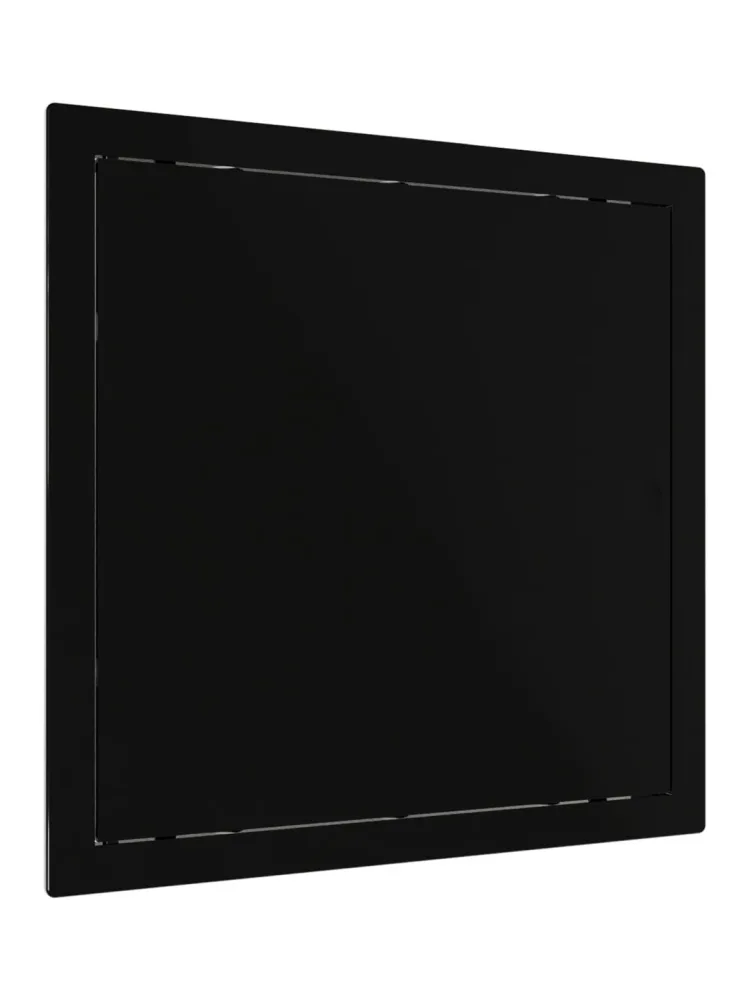 Люк ревизионный LN фланец 200x200 нажимной 224х224 пластик Black EVECS