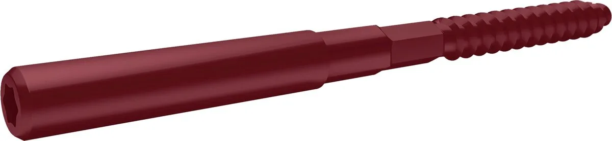 Шуруп-шпилька 8х160 Grand Line RAL 3005 красное вино