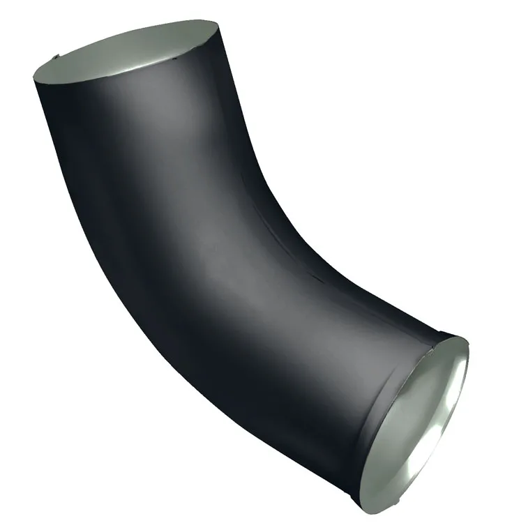 Колено стока Optima Matt 90мм RAL 7024