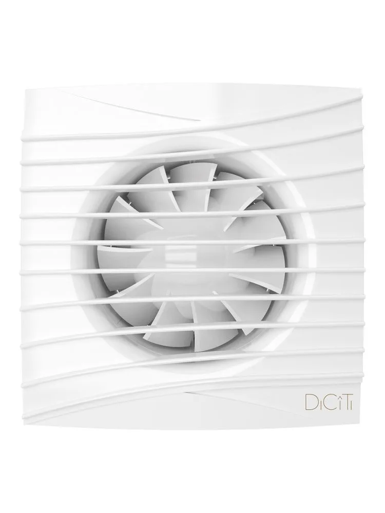 Вентилятор накладной SILENT D125 обратный клапан DICITI