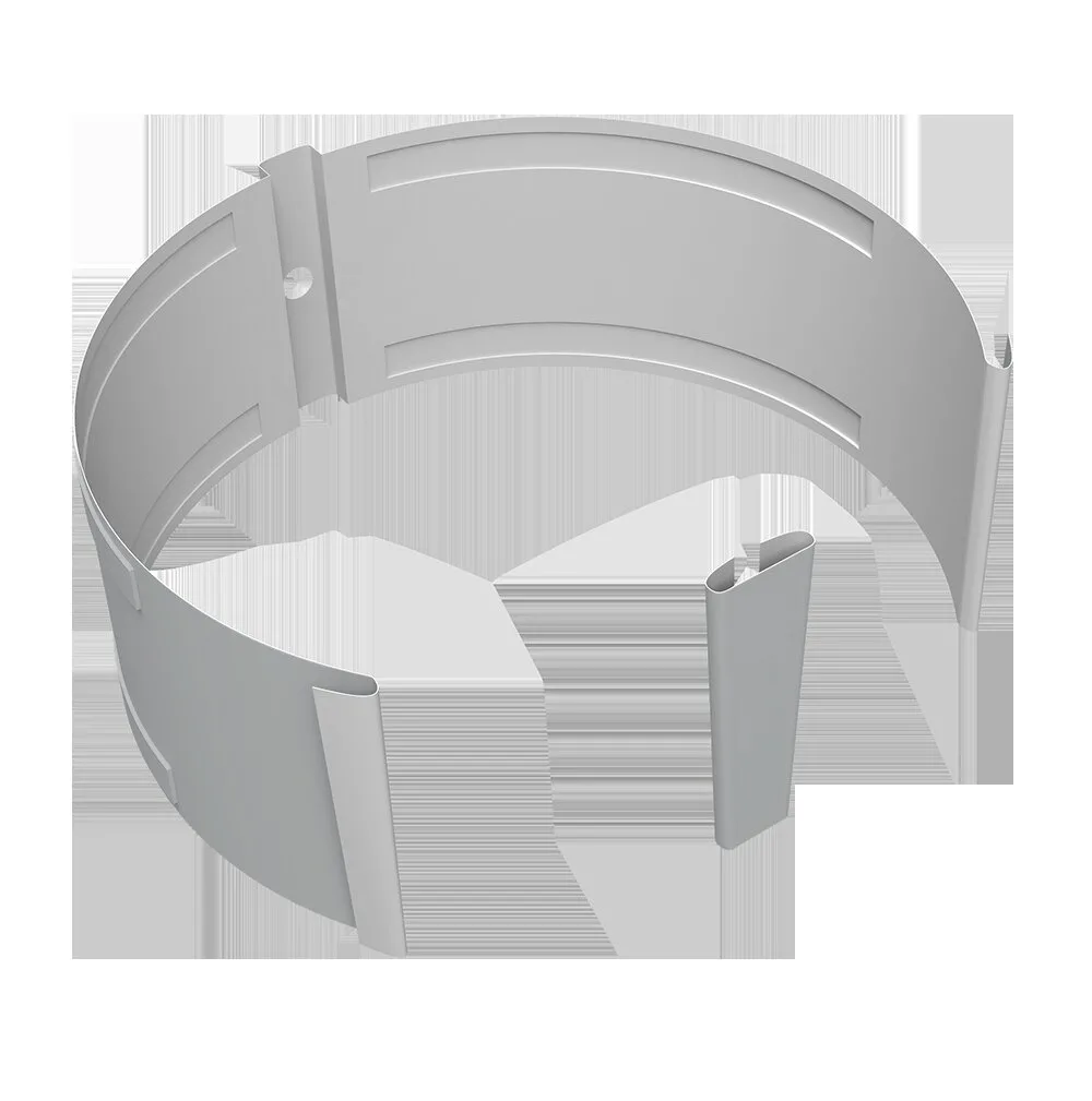 Крепление трубы круглой на кирпич Vortex Проект 146мм RAL 7004 сигнальный серый