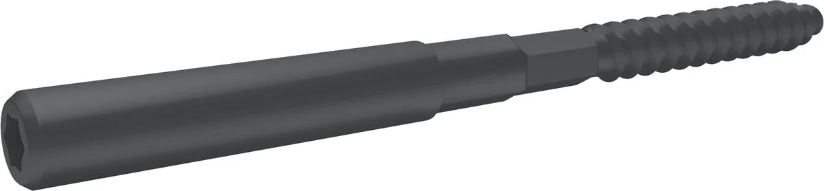 Шуруп-шпилька 8х160 Grand Line RAL 9011 графит черный
