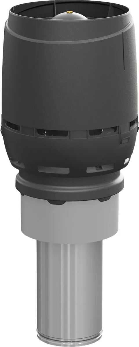 Выход вентиляционный Vilpe Flow XL 200C/450 изолированный черный