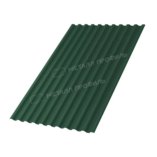 Профлист МЕТАЛЛ ПРОФИЛЬ С-21x1000-A Металл Профиль (VikingMP E-20-6005-0,5), RAL6005 Зеленый мох
