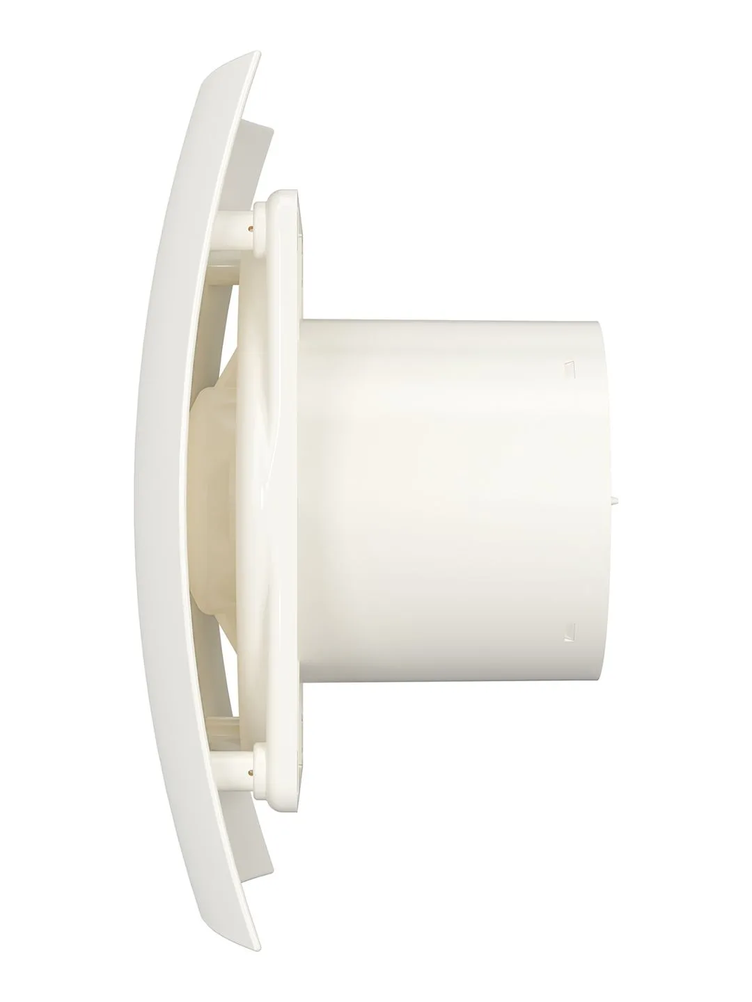 Вентилятор накладной BREEZE D100 обратный клапан Ivory DICITI