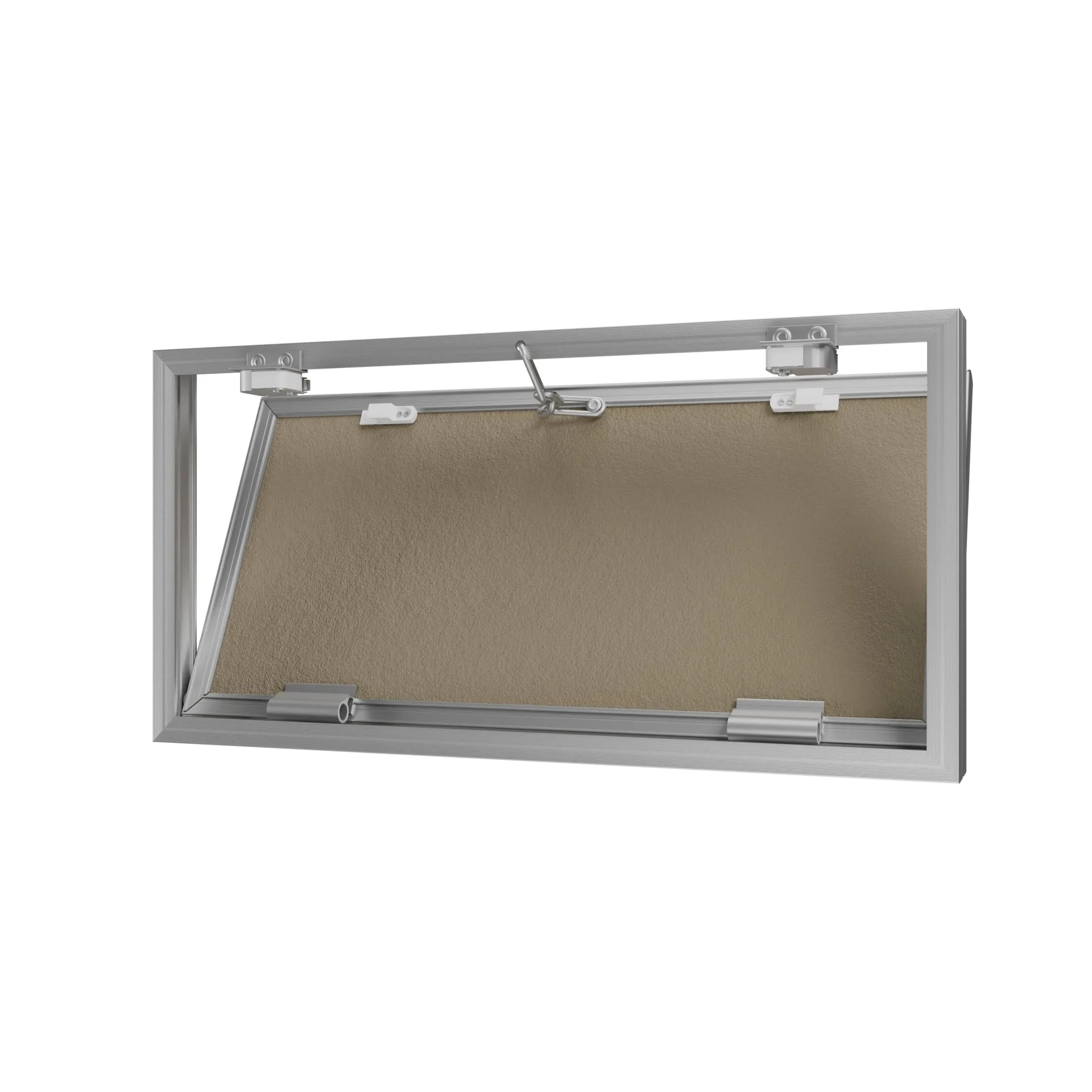 Люк ревизионный D Ceramo Base 600х300 скрытый монтаж съемный алюминий EVECS