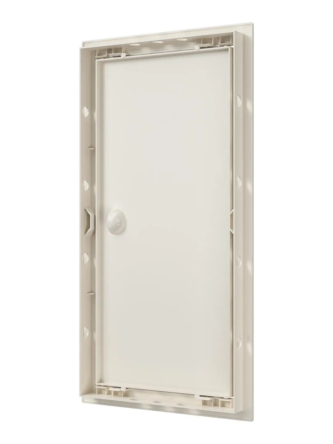 Люк ревизионный ЛР фланец 196х396 ручка 218х418 пластик Ivory EVECS