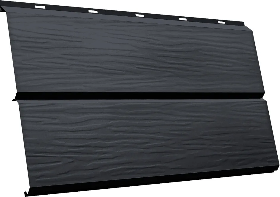 ЭкоБрус 3D Grand Line 0,45 Drap ТХ с пленкой RAL 7024 мокрый асфальт