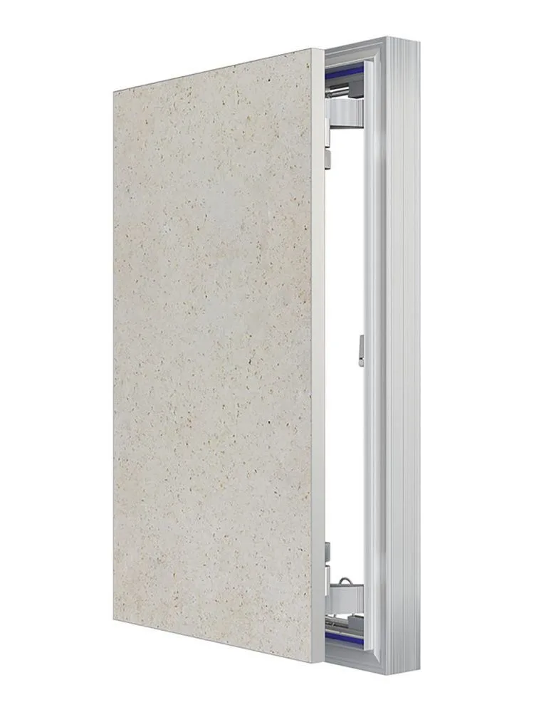 Люк ревизионный D Ceramo Optimum 300х500 скрытый монтаж петля алюминий EVECS
