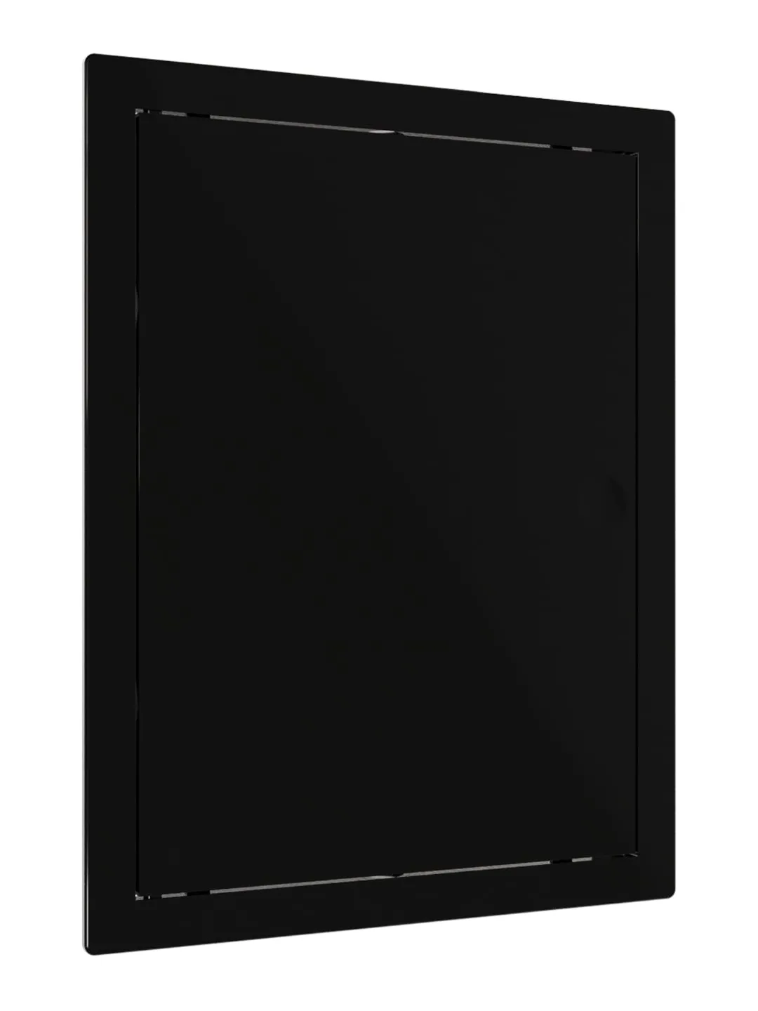 Люк ревизионный LN фланец 150х200 нажимной 172х222 пластик Black EVECS
