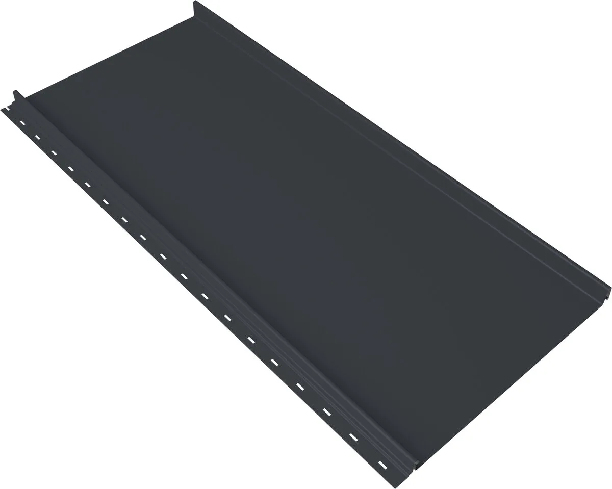 Кликфальц Мини Grand Line 0,5 Drap с пленкой на замках RAL 7024 мокрый асфальт