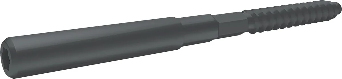 Шуруп-шпилька 8х160 Grand Line RAL 7021 черно-серый