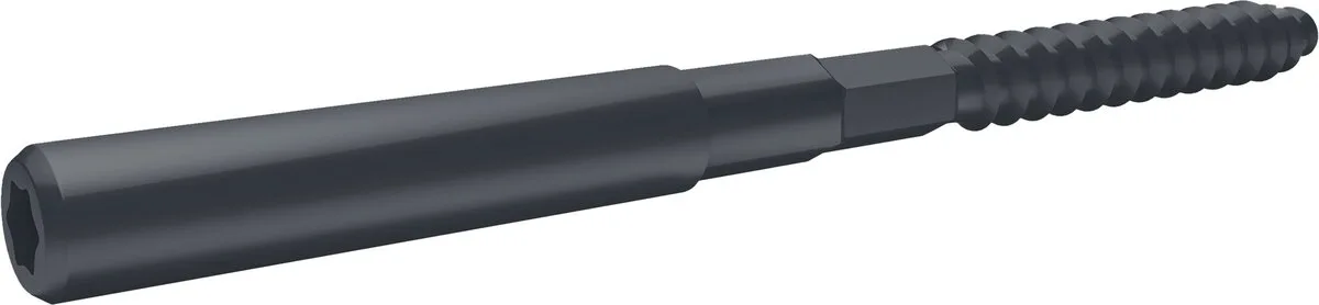Шуруп-шпилька 8х160 Grand Line RAL 7024 мокрый асфальт
