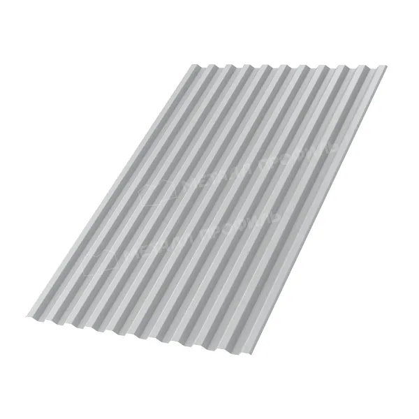 Профлист МЕТАЛЛ ПРОФИЛЬ С-21x1000-A Металл Профиль (ПЭ-01-9006-0,7), RAL9006 Белый алюминий