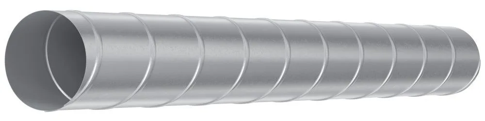 Воздуховод DG D125 L2м оцинкованная сталь ERA PRO