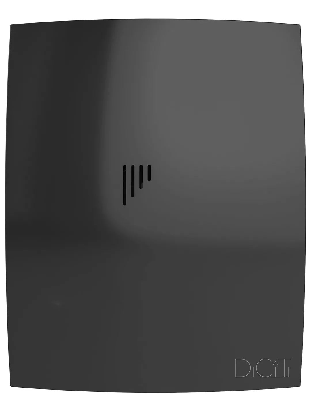 Вентилятор накладной BREEZE D125 обратный клапан Obsidian DICITI