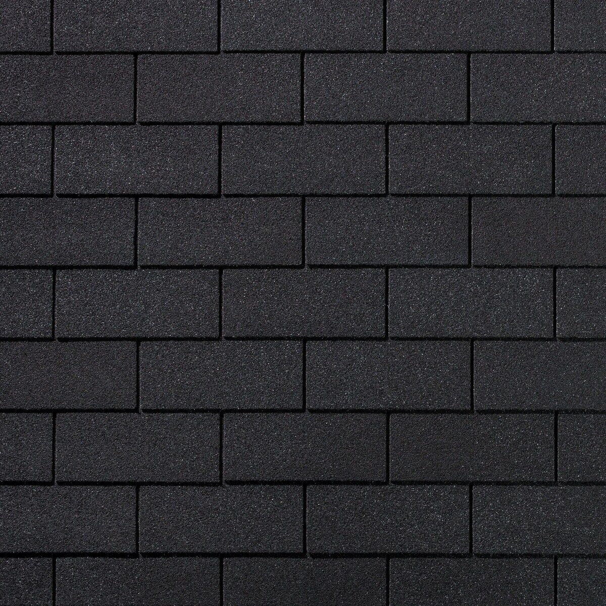 Гибкая черепица Quiet Tile Brick, Черный