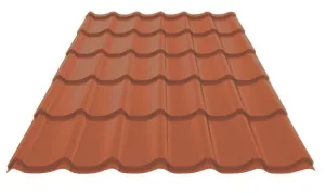 Металлочерепица МП Ламонтерра NormanMP, ПЭ-01-8004-0.5