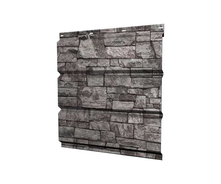 Софит металлический центральная перфорация 0,45 Print Elite с пленкой Fine Stone TwinColor