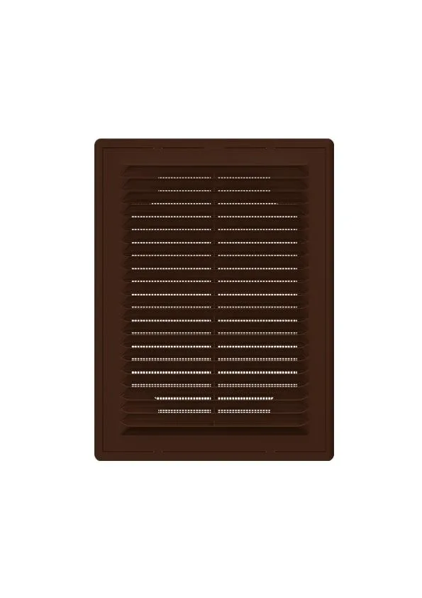 Решетка вентиляционная Р сетка разъемная 150х200 пластик Brown ERA