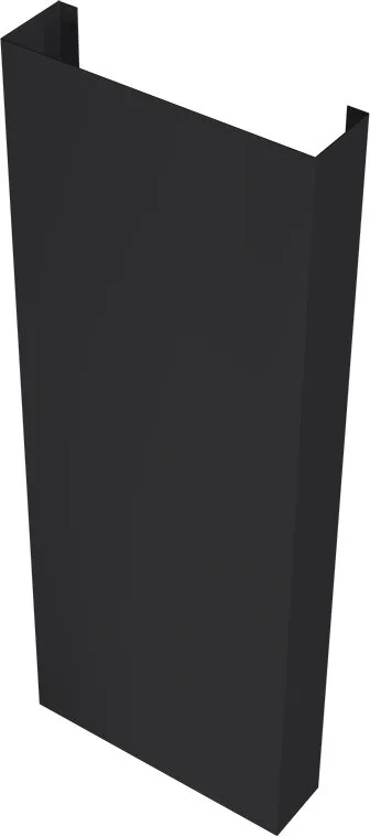 Полустолб для С8,С10 0,5 Velur RAL 9005 черный (1,5м)