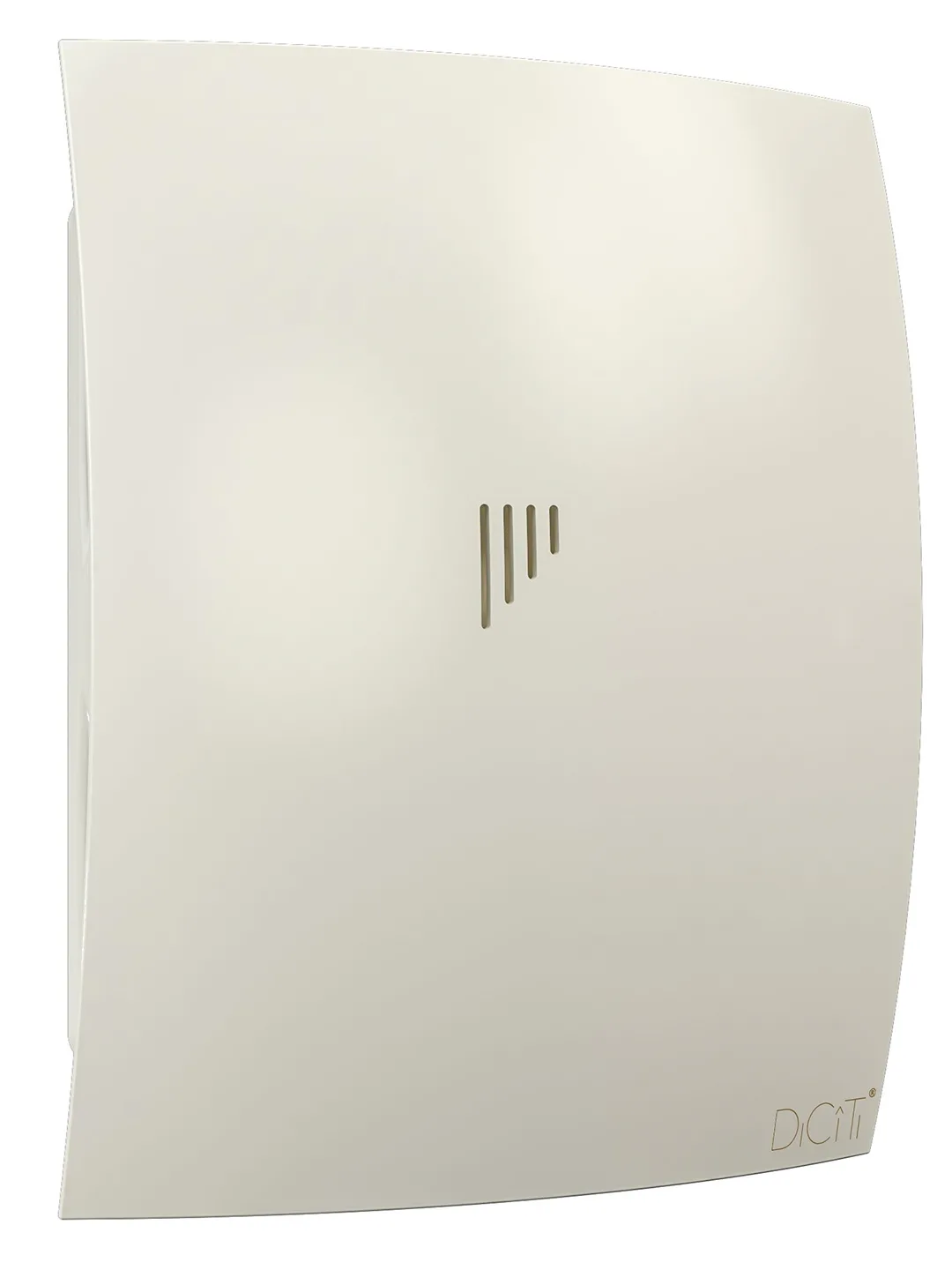 Вентилятор накладной BREEZE D125 обратный клапан Ivory DICITI