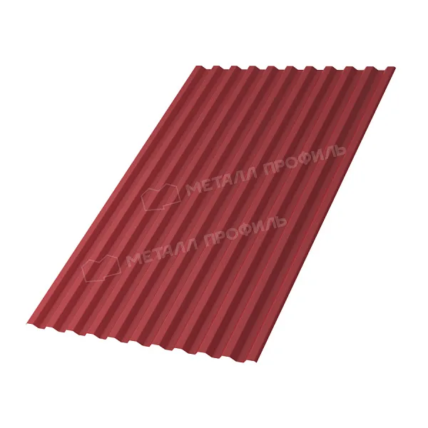 Профлист МЕТАЛЛ ПРОФИЛЬ С-21x1000-A Металл Профиль (VikingMP-01-3011-0,45), RAL3011 Коричнево-красный