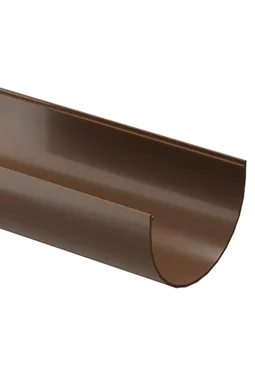 Жёлоб водосточный 3 м Стандарт (Standard) Светло-коричневый, (RAL 8017) Döcke