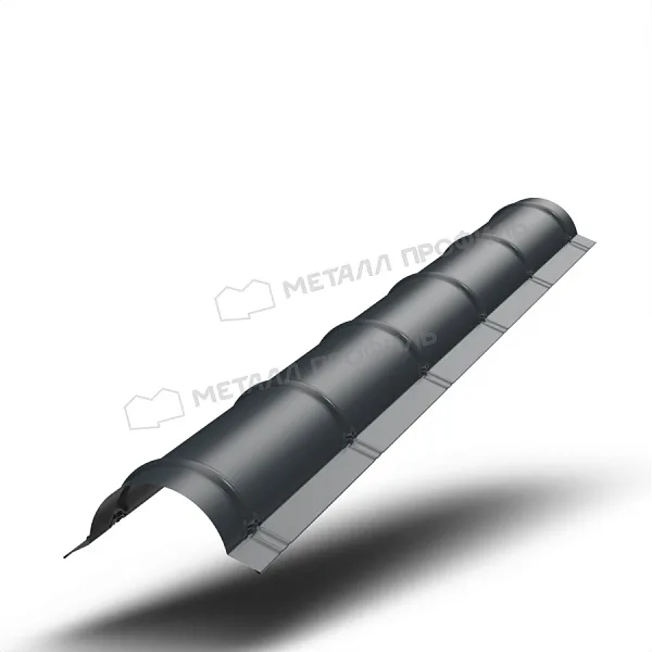 Планка конька круглого R110х2000 NormanMP Металл Профиль (ПЭ-01-7016-0.5)