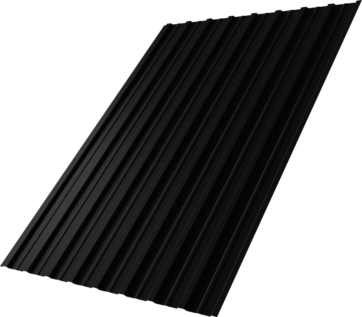 Профнастил С10A Grand Line 0,45 Drap RAL 9005 черный