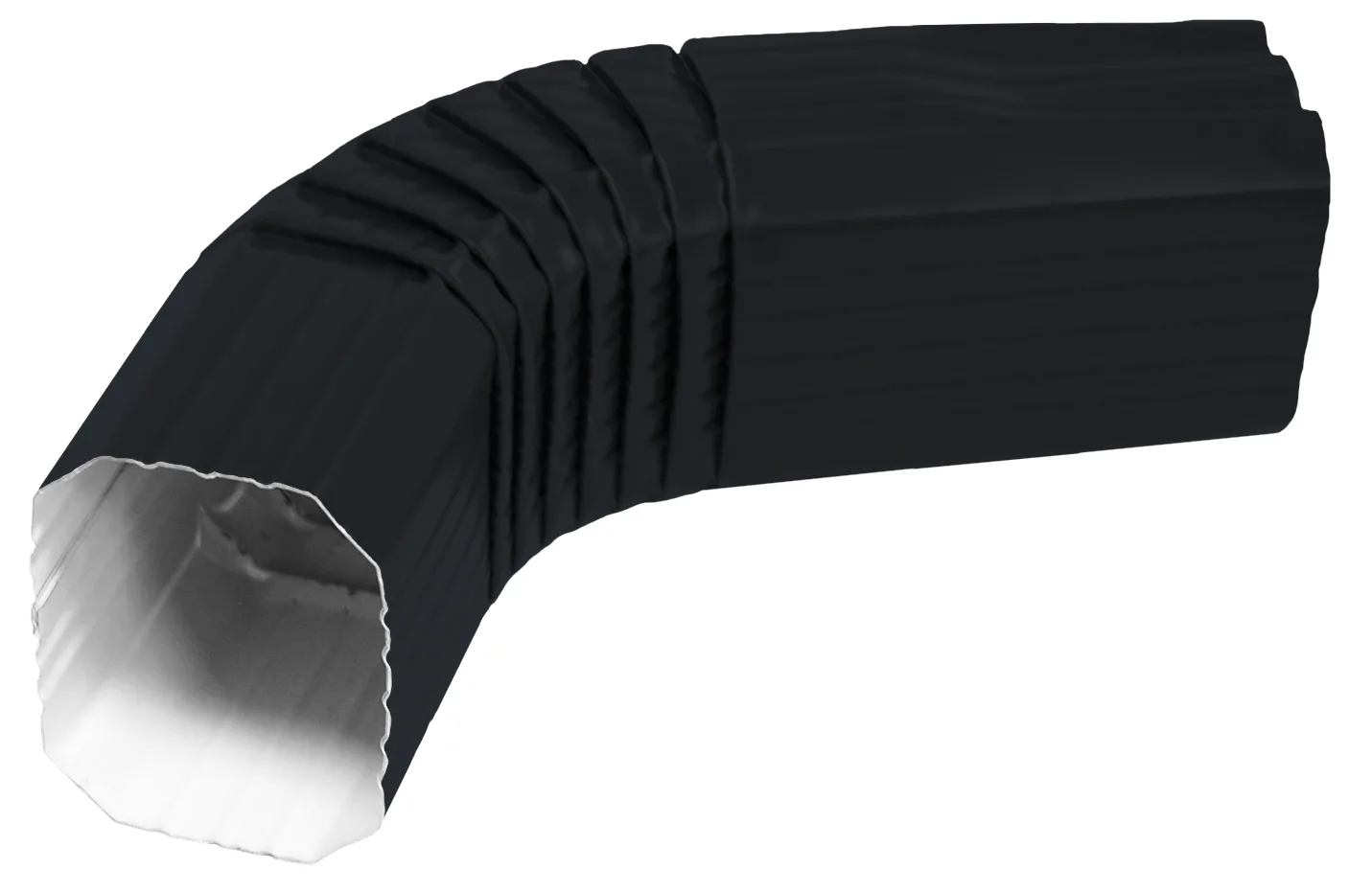 Колено прямоугольное Vortex Matt RAL 7024