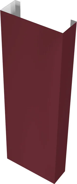 Полустолб для С20 0,45 ПЭ RAL 3005 красное вино (2,5м)