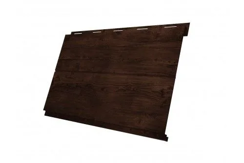 Сайдинг "Вертикаль" 0,2 м line 0,45 м Print Twincolor с пленкой Cherry Wood