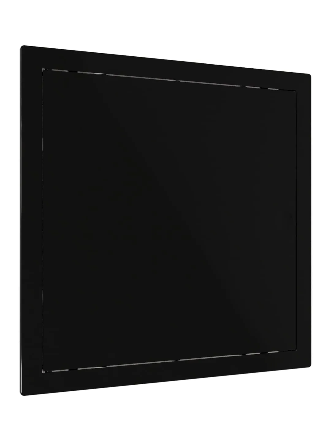 Люк ревизионный LN фланец 200x200 нажимной 224х224 пластик Black EVECS