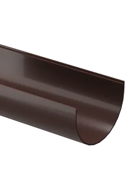 Жёлоб водосточный 3 м Стандарт (Standard) Тёмно-коричневый, (RAL 8019) Döcke