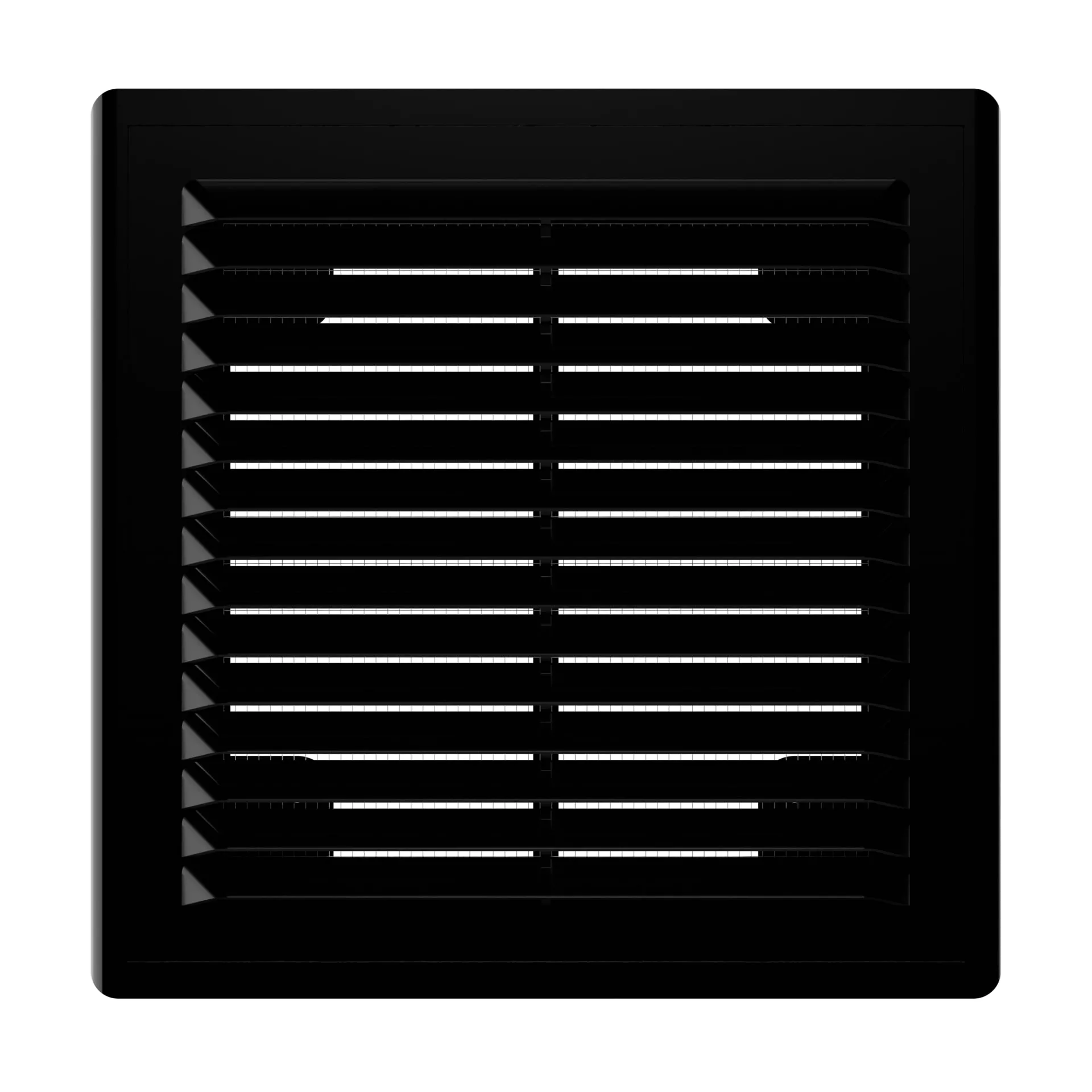 Решетка вентиляционная Р сетка разъемная 150х150 пластик Black ERA