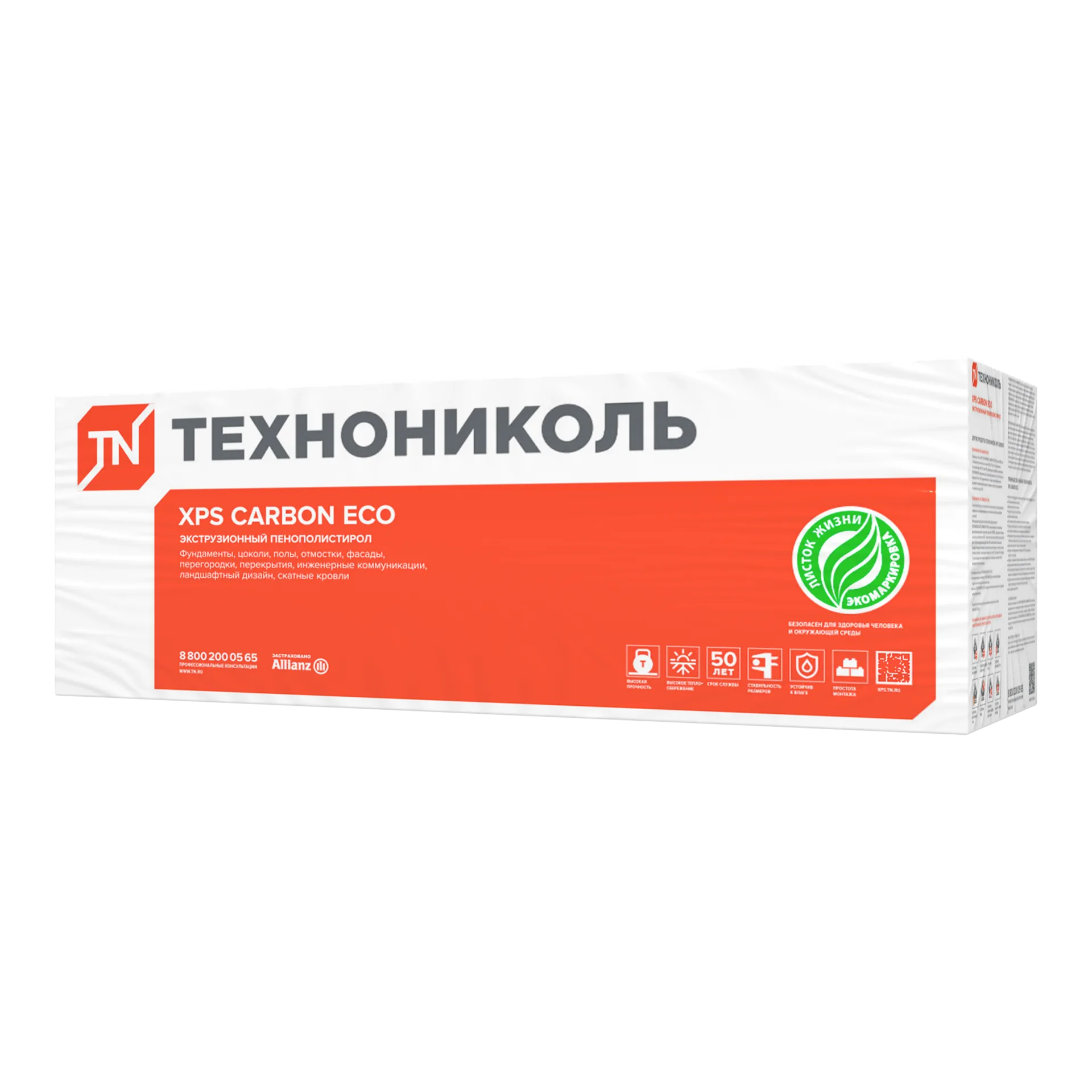 CARBON ECO SP 2360х580х100-L (4 плит, 5,47 кв.м) / КАРБОН ЭКО "Шведская плита"
