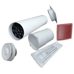 Приточный клапан VELCO VT-100 с шоколадной вент.решеткой (801000+79332B)