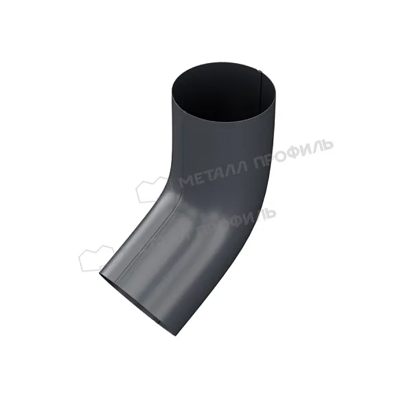 Колено трубы МЕТАЛЛ ПРОФИЛЬ Foramina PUR D100 Ral 7024