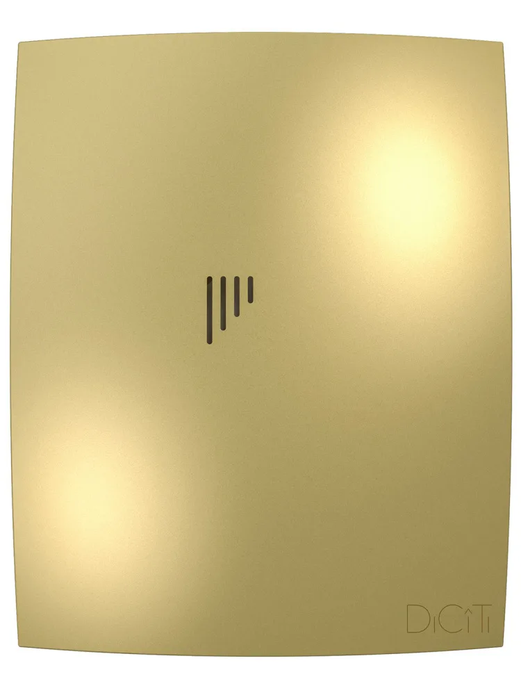Вентилятор накладной BREEZE D125 обратный клапан Champagne DICITI