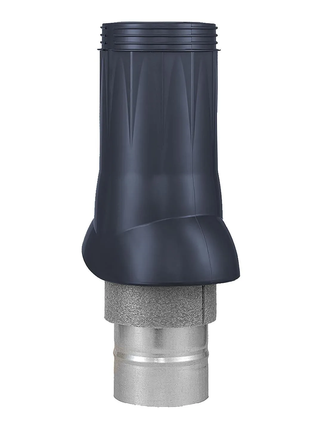 Выход вентиляционный VWO D125/160 изолированный пластик Gray Graphite ERA