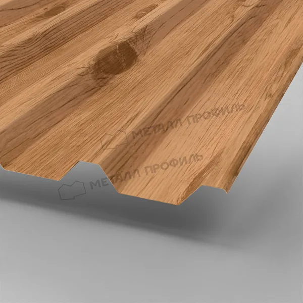 Профлист МЕТАЛЛ ПРОФИЛЬ С-44x1000-A Металл Профиль (ECOSTEEL_MA-01-Сосна-0,5), Сосна
