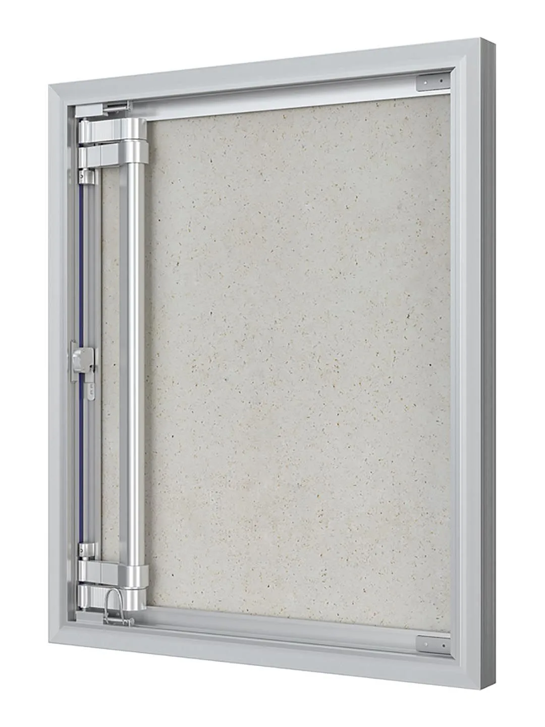 Люк ревизионный D Ceramo Optimum 500х600 скрытый монтаж петля алюминий EVECS