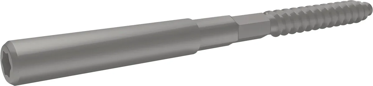 Шуруп-шпилька 8х160 Grand Line RAL 9007 серо-алюминиевый